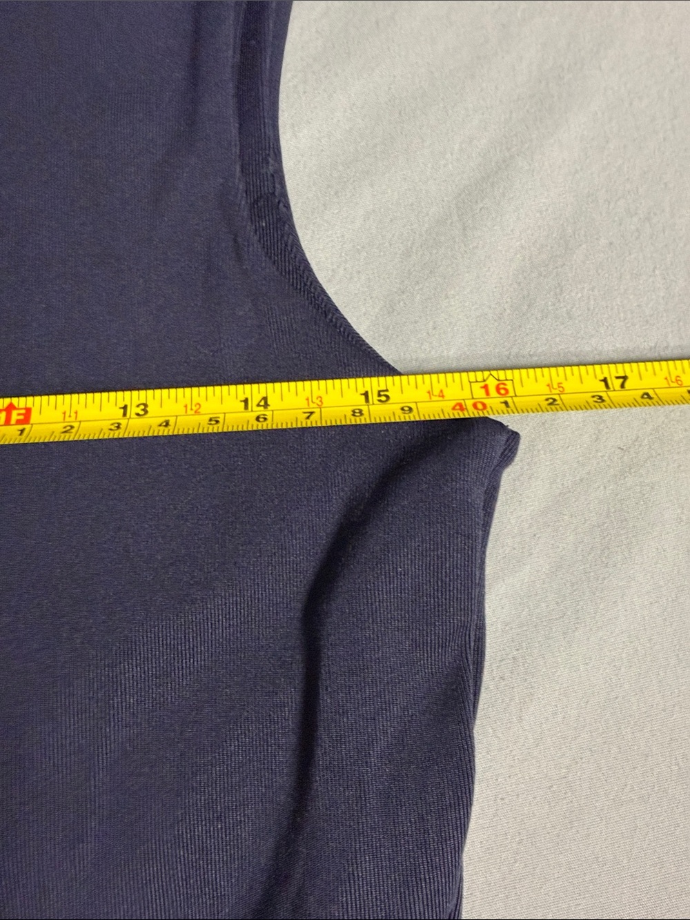 Cache One-Shoulder Navy Top - Picture 7 of 8